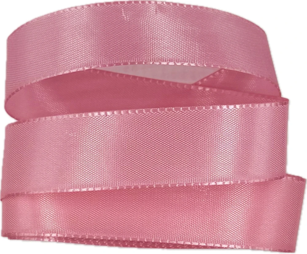 Stuha taftová Blush Pink světle růžová 25mmx3m (7,-Kč/m)