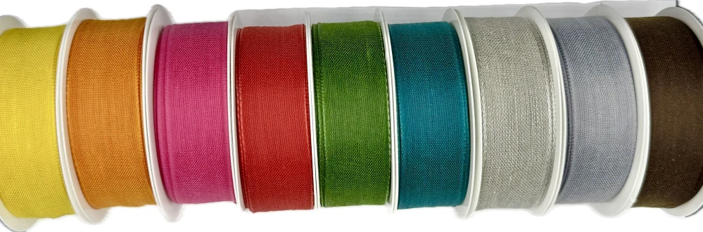 Bavlněná stuha CHANCE – Classic Red červená 25mm x 3m (5,-Kč/m)