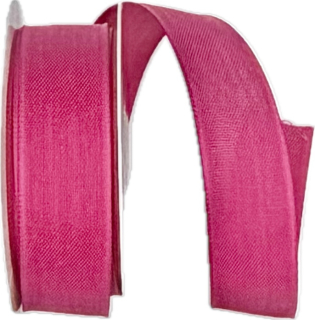 Bavlněná stuha CHANCE – Shocking Pink sytě růžová 25mm x 3m (6,-Kč/m)