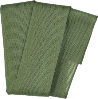 Stuha látková Nature Taft – Forest Green tmavě zelená 40mm x 2m (10,-Kč/m)